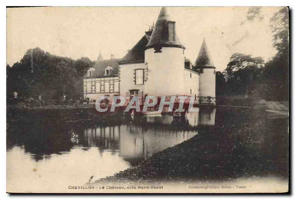 Chevillon - Il Castello, lato Nord-Ovest — Commercial-Imprime, Senan - Yonne - Recto