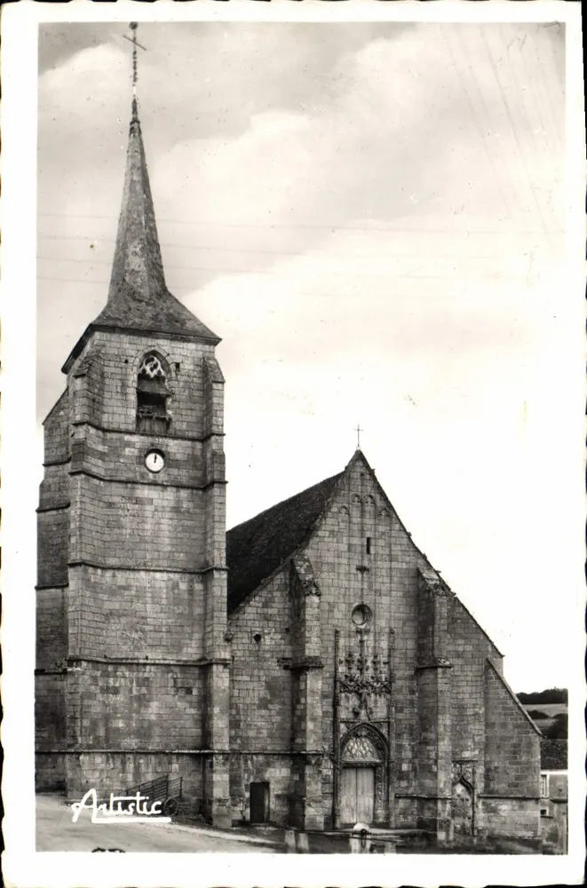 Kirche von Treigny — Umgebung von Saint-Sauveur-en-Puisaye (Yonne) — Artistic, Paris - Vorderseite