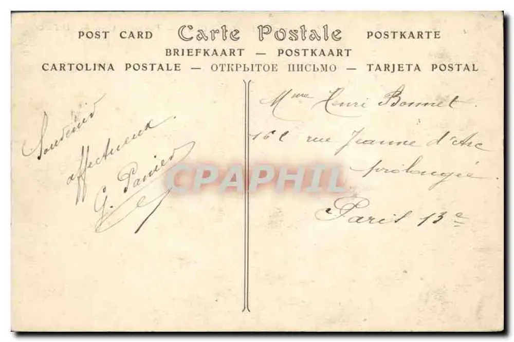 Arredores de Arcy-sur-Cure — Vista sobre a Cure — ND Pbol. - Verso