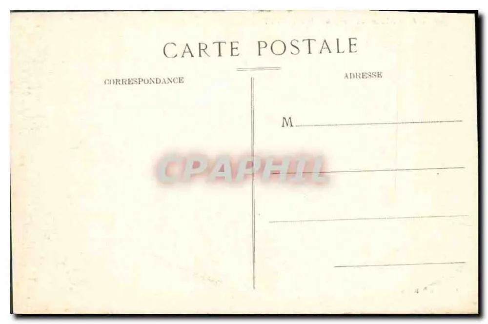 Die Ufer der Yonne am Pont de CHAMPIGNY — Sammlung P. R. - Rückseite