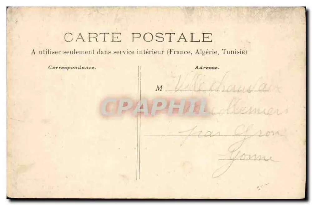 Umgebung von SENS — Leben im Wald — Im Park der Mission — Sammlung P. R. — S. - Rückseite