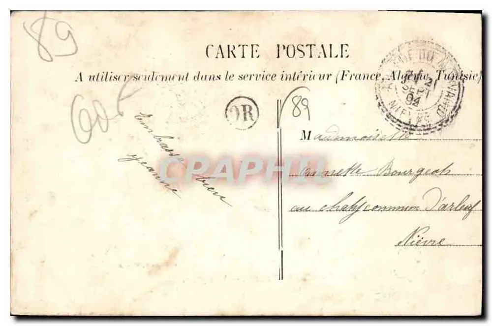Saint-Agnan (Yonne) — Vista geral — Coleção P. R. - S. - Verso