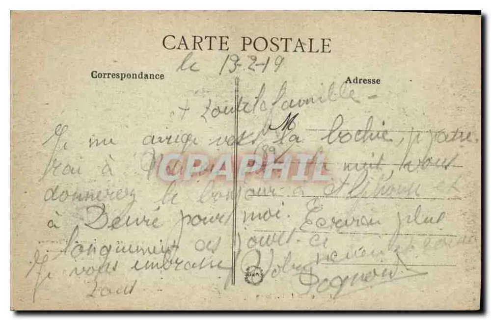 Erinnerung an die Yonne — Auxerre, Sens, Tonnerre, Joigny, Avallon — Sammlung J. D., Sens - Rückseite