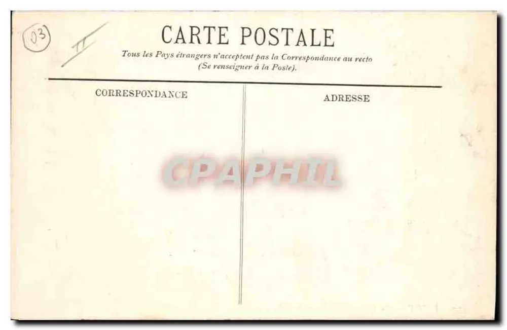 Vichy — A Praça Victor-Hugo — LL. n°477 - Verso