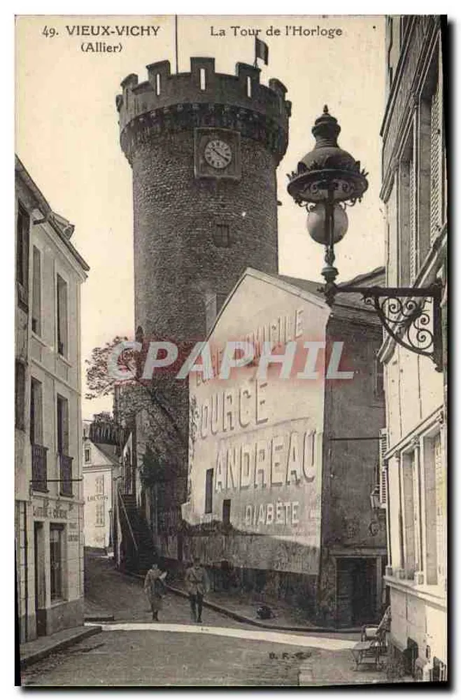 Alt-Vichy (Allier) — Die Uhrenturm — Verlag Alt-Vichy, Nr. 49 - Vorderseite