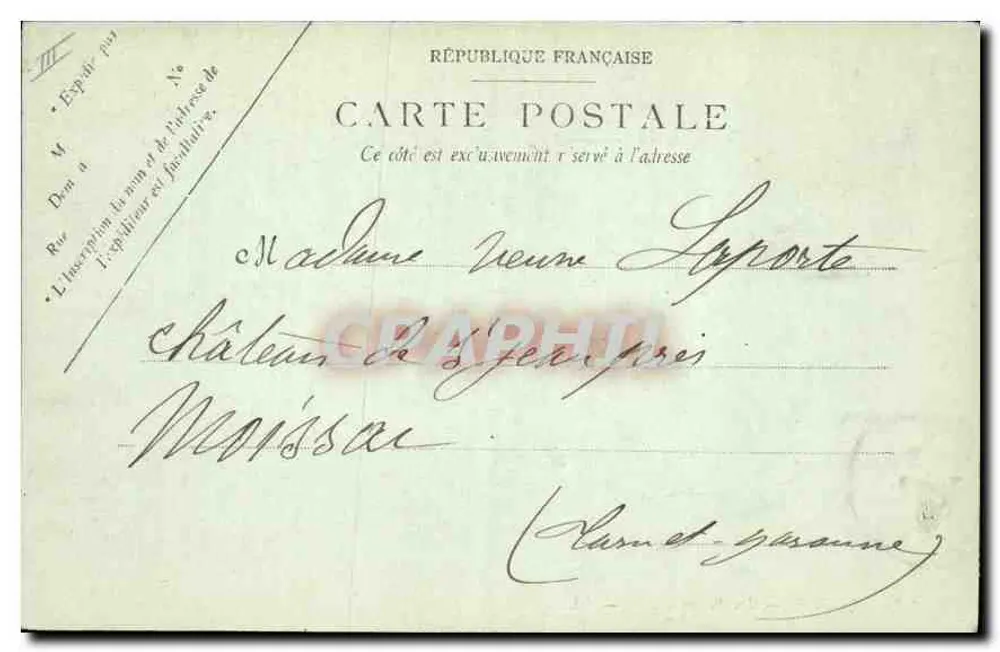 Vichy — A Restauração — LL. n°48 - Verso
