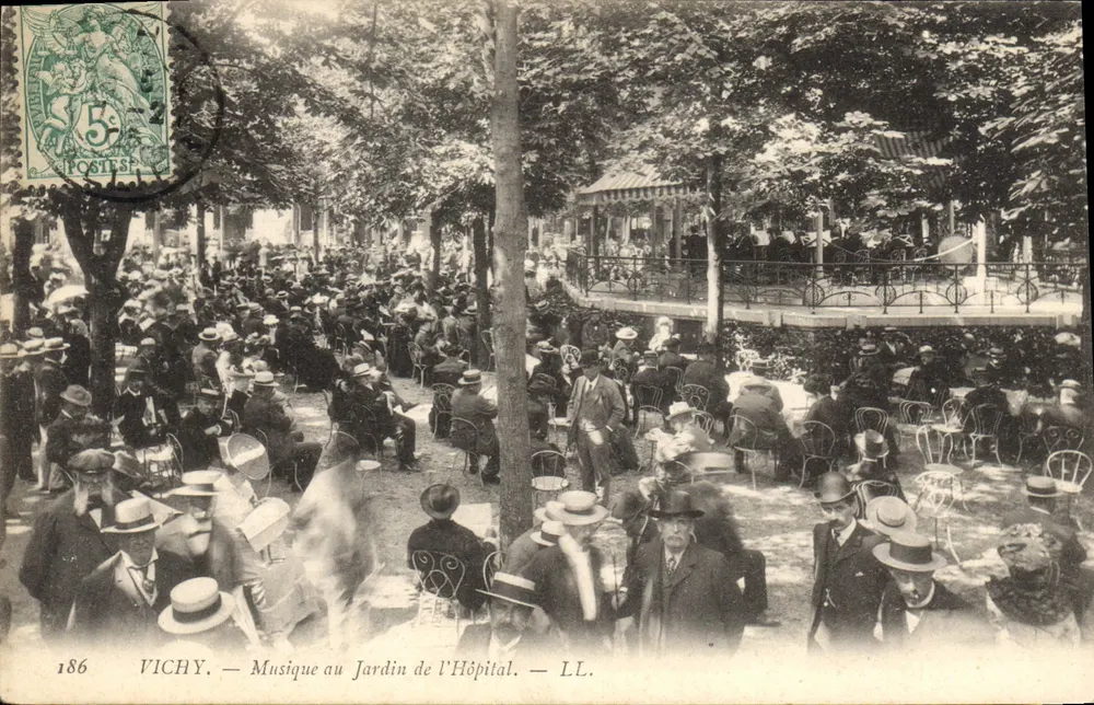 Vichy — Musik im Hospitalgarten — LL. - Vorderseite