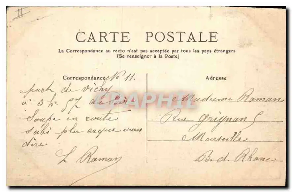 Vichy - Uma Caminhada no Allier — editor Vichy, n°52 - Verso