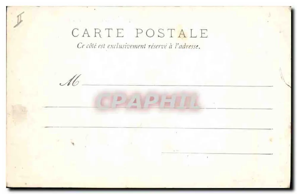 Vichy — Cercle National — Galeries Parisiennes - Verso