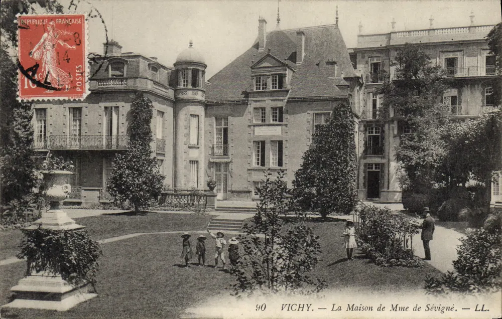 Vichy — A Casa da Sra. de Sévigné — LL. - Frente