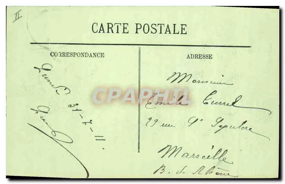 Vichy — A Praça da Estação — LL. n°71 - Verso