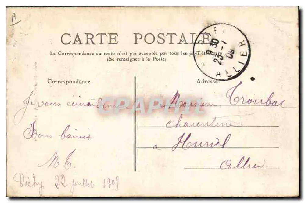 Vichy — pastilleria — Allier — 81 — wydawca I.L. - Rewers