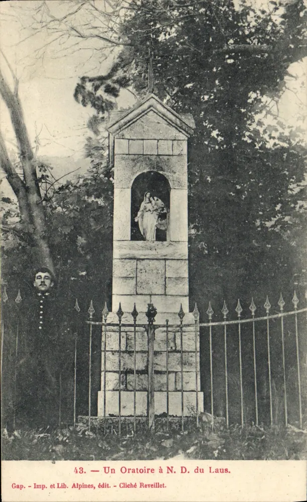 Oratório à Nossa Senhora do Laus — Gap — Imp. e Lib. Alpines, edição n°43 - Frente