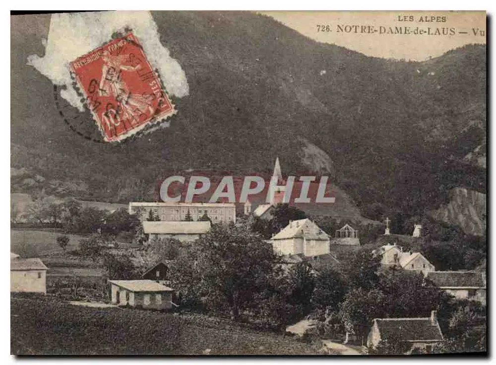 Notre-Dame-de-Laus — Vista — As Alpes — 726 - Frente