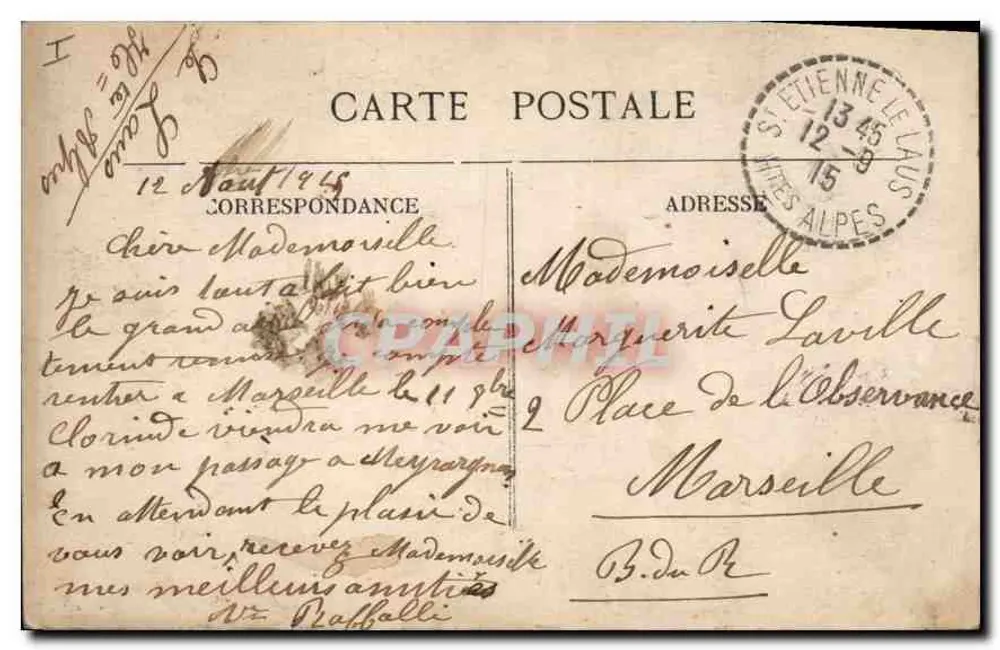 Notre-Dame-de-Laus — Vista — As Alpes — 726 - Verso
