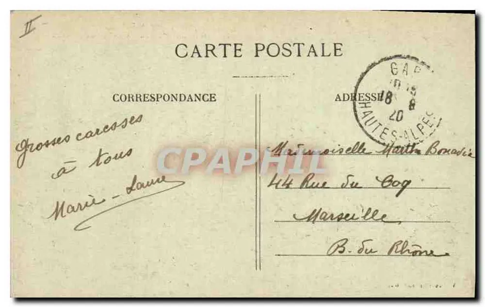 NOTRE-DAME-du-LAUS — Vista geral — As Alpes - Verso