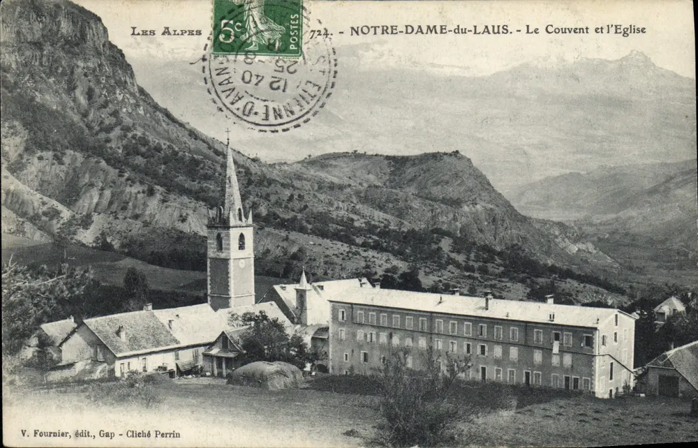 Notre-Dame-du-Laus — Das Kloster und die Kirche — V. Fournier, Verleger, Gap - Vorderseite