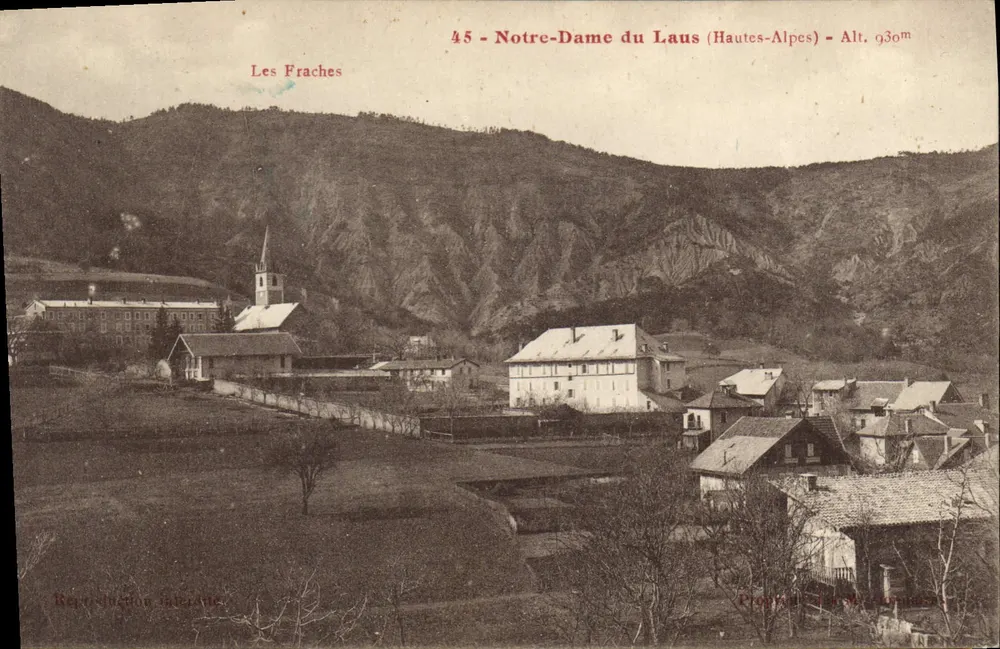 Les Fraches — Notre-Dame du Laus (Hautes-Alpes) — Alt. 930m — Eigentum von Sébastien - Vorderseite