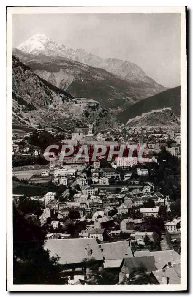 Briançon - Vista geral - A Chaussée - O Chaberton - Frente