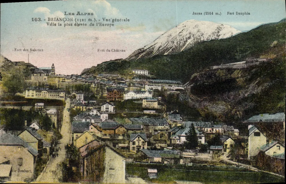 Briançon (1321 m.) — Allgemeiner Blick — Verlag Lieu-Boubert, Nr. 163 - Vorderseite