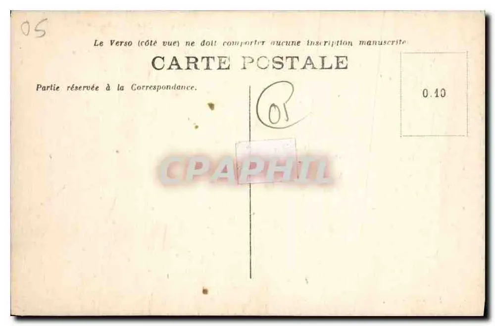 Briançon (alt.1.321 m.) — Os Muros — Editor não identificado - Verso