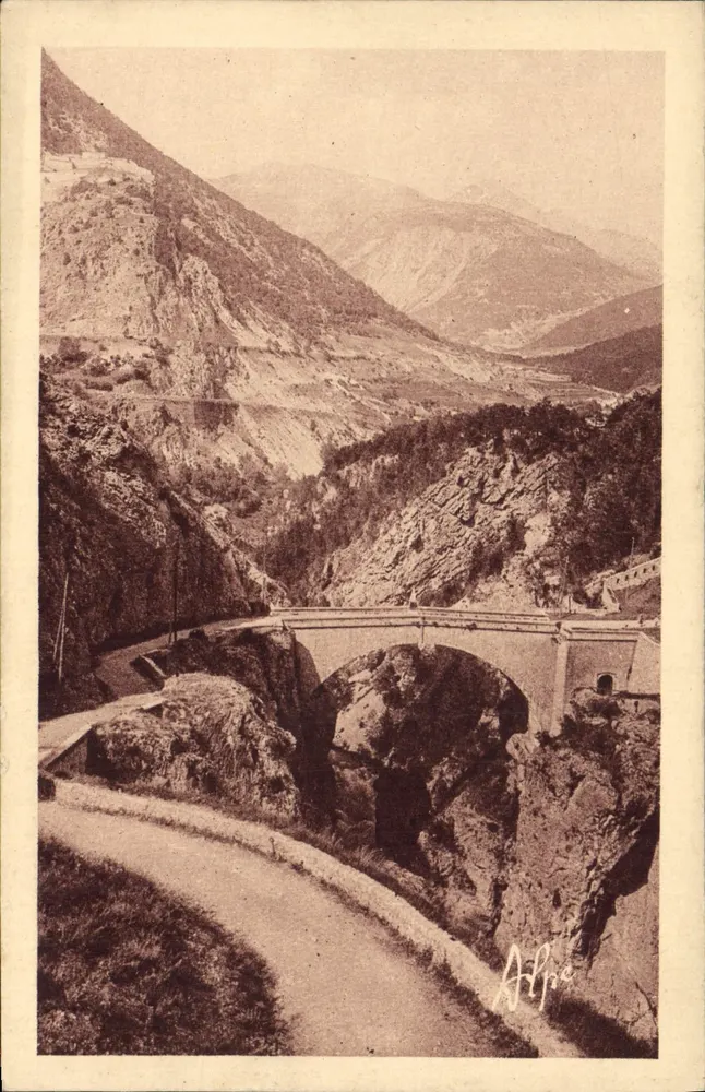 BRIANÇON — Pont d'Asfeld — Edição Jourdan-Sandre Alpine - Frente