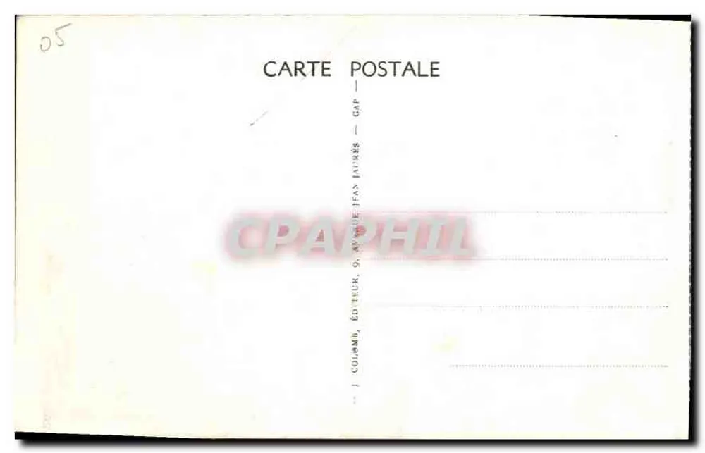 Briançon (1321 m.) — Puerta Pigneron y Fortaleza del Castillo — J. Colomb, Gap - Reverso