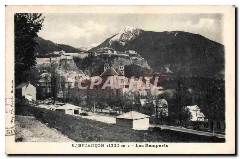 Briançon (1321 m) — Les Remparts — Pap. Yvo Franchi Briançon - Frente