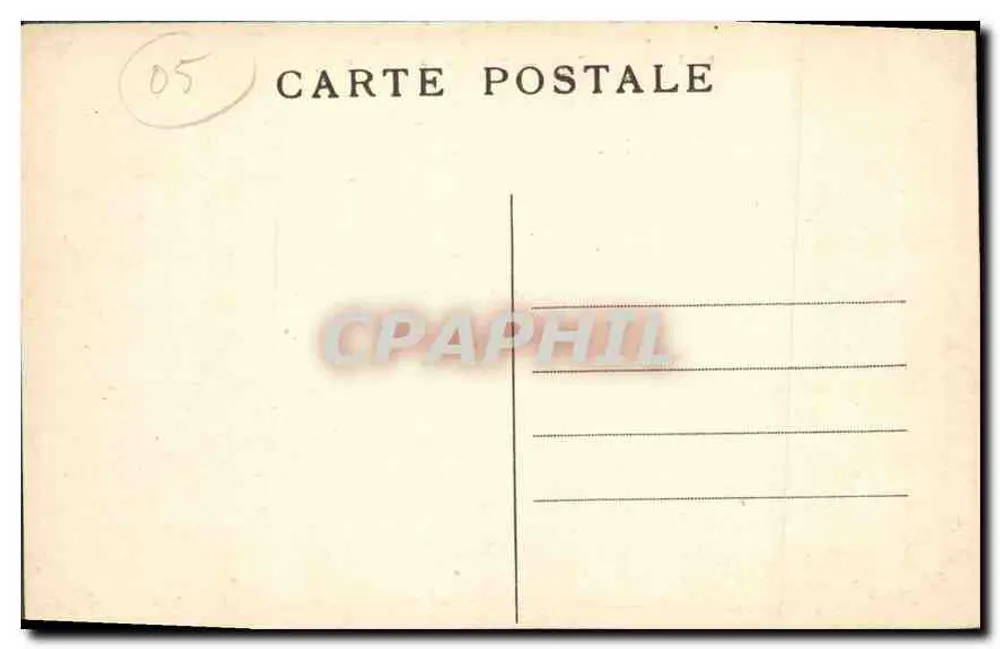 BRIANÇON — Vista geral — E.R. - Verso