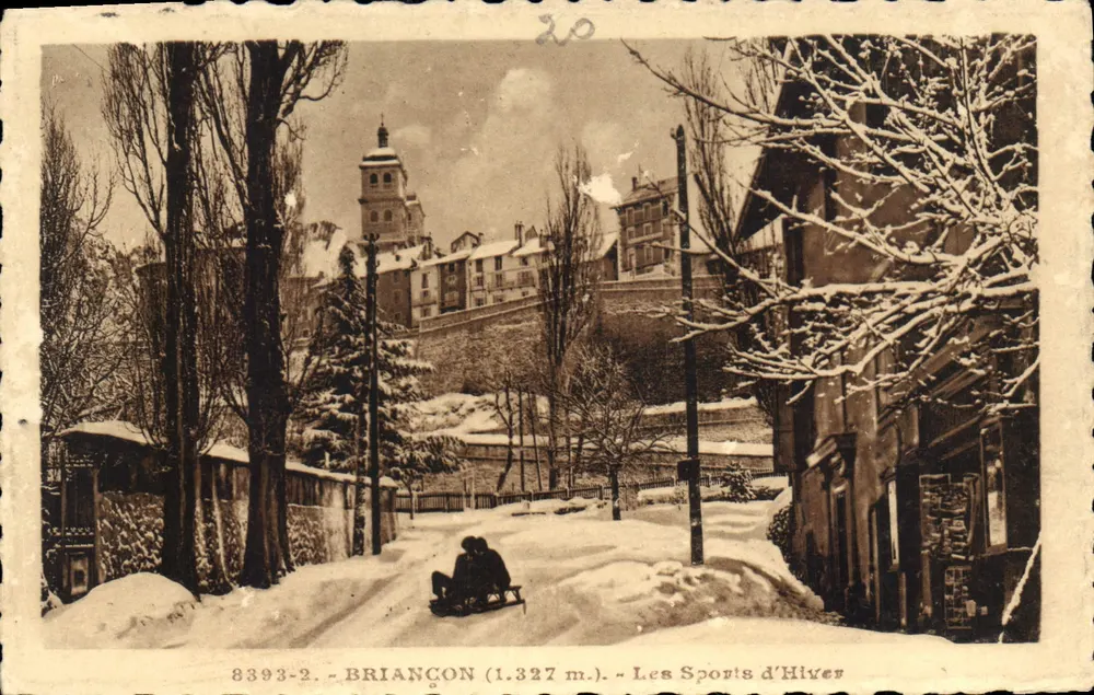Briançon (1.327 m.) — Wintersport — unbekannter Verlag, Nr. 8393-2 - Vorderseite