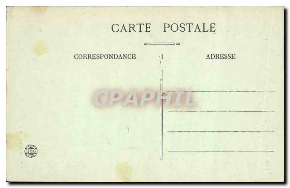 Ponte Baldy sobre a Cerveyre — BRIANÇON (1821 m.) — Editor B.E.C. n°1539 - Verso