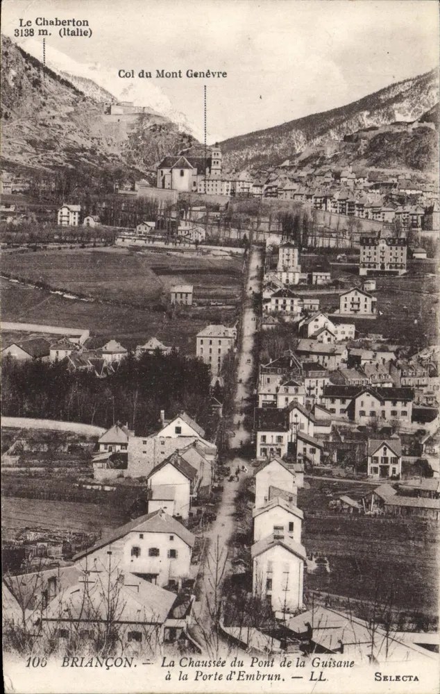 Briancón — Straße von der Guisane-Brücke zur Embrun-Tür — SELECTA - Vorderseite