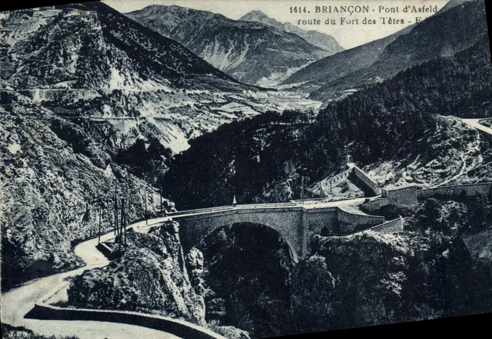 BRIANÇON - Brücke von Asfeld - Route zum Fort des Têtes - Verlag: 1614 - Vorderseite