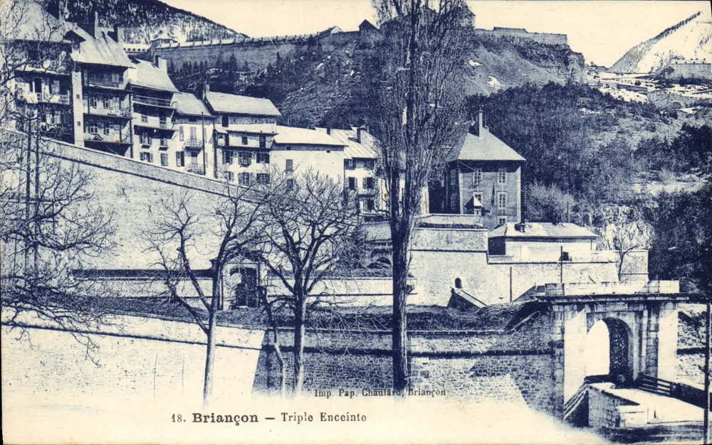 Briancón — Triple Enceinte — Imp. Pap. Chaulard, Briancón, n°48 - Frente