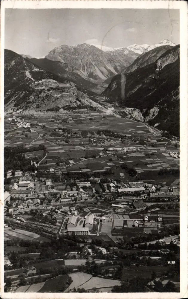 Briançon - Ste-Catherine — vista aerea — editore sconosciuto, n°8 - Recto