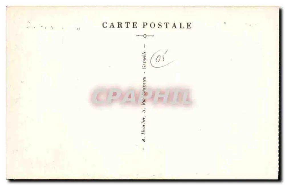 Bardonecchia — Vista geral e Santa Catarina — Editor Guissanne, n° 8372.3 - Verso