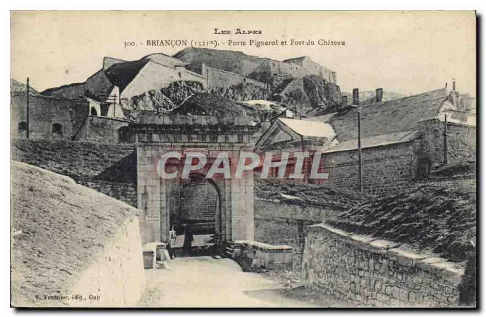 Briancón (1131m) — Porta Pignerol e Forte do Castelo — V. Fonteier, édit. Gap - Frente