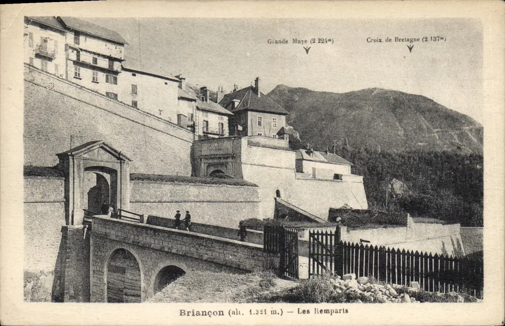 Briancón (alt. 1.321 m.) — Os Muros — Edição Vve Jourdan - Frente