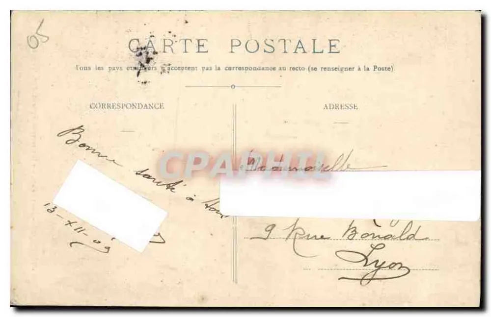 BRIANÇON - Ponte Baldy sobre a Cerveytette — Imp. Pap. Chautard, Briançon e Ste-Catherine - Verso