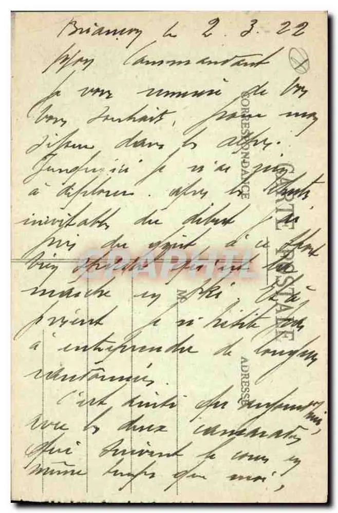 As Alpes - Briançon - O Ponte d'Asfeld acima da Durance - V. Pournier, edição 268 - Verso