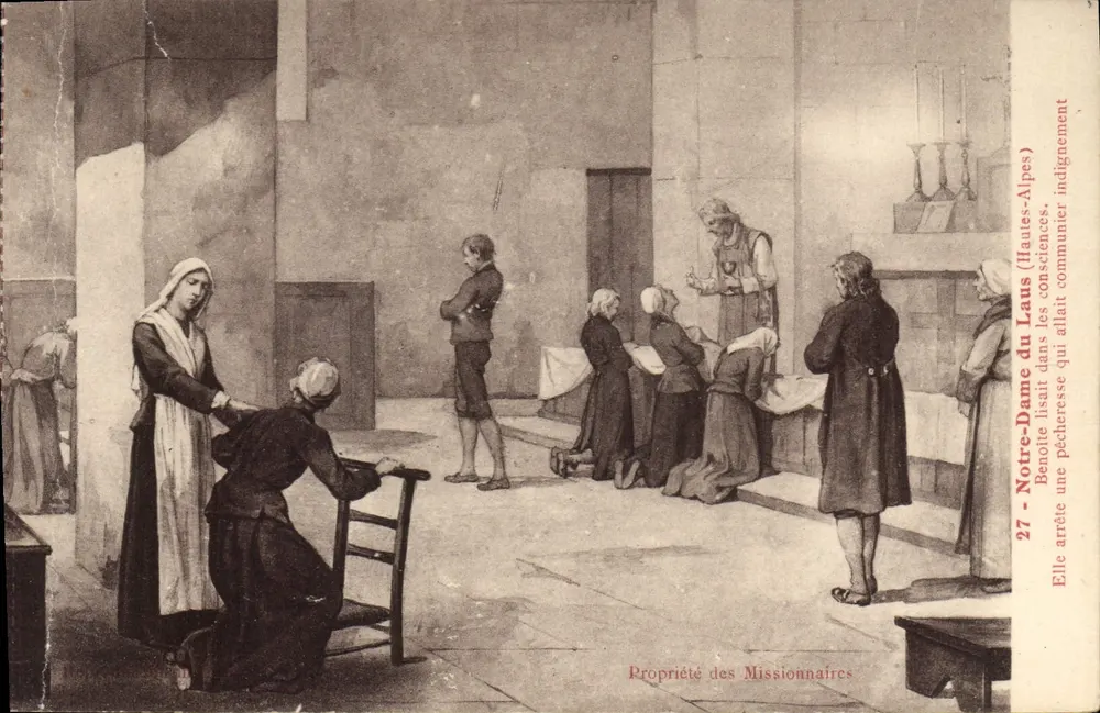 Notre-Dame du Laus (Hautes-Alpes) — Eigentum der Missionare — religiöse Szene - Vorderseite