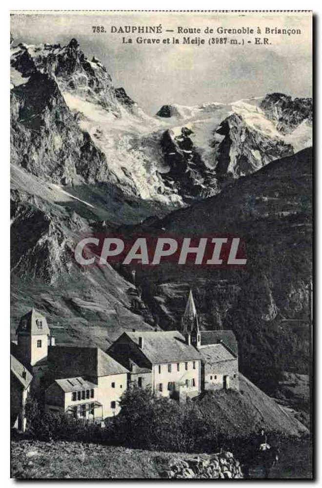La Grave und die Meije — Straße von Grenoble nach Briançon — E.R. - Vorderseite
