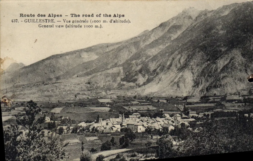 GUILLESTRE — Vue générale (altitude 1000 m.) — Éditeur : Richaud, n° 437 - Vorderseite