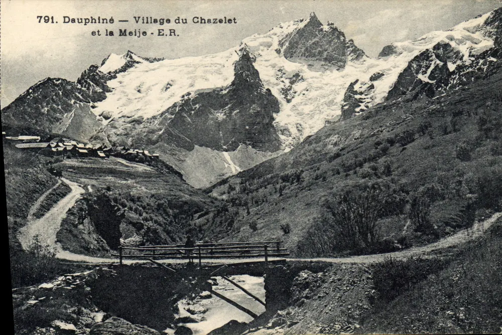 Dauphiné — Dorf Chazelet und der Meije — E.R. — n°791 - Vorderseite