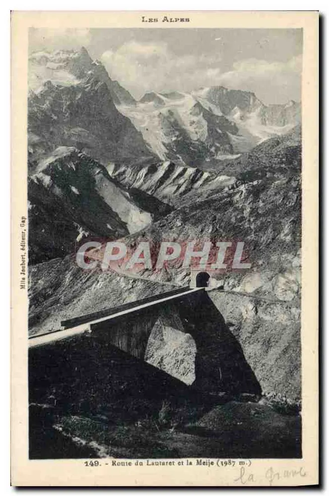 Route du Lautaret und die Meije (1987 m.) — Die Alpen — Milla Jambert, Verlag, Gap, Nr. 149 - Vorderseite