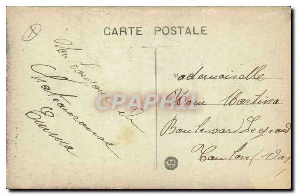 Châteauroux-lès-Alpes — Die Wasserfälle — Der Distroit — Verlag: P. Lévy, Nr. 208 - Rückseite