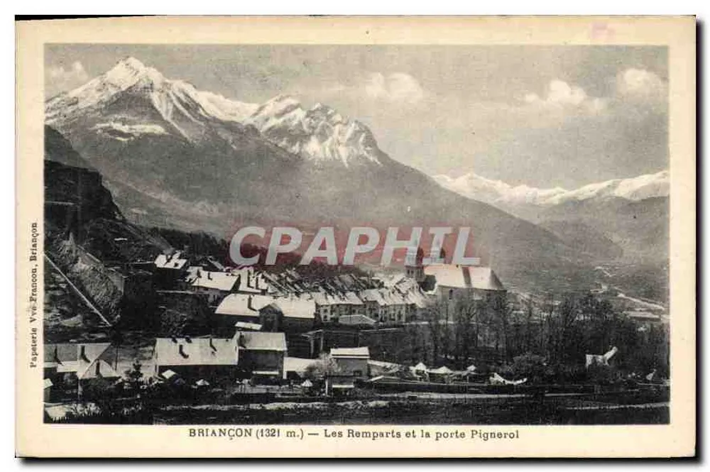 Briançon (1321 m.) — Les Remparts et la porte Pignérol — Papeterie Vve-Françon, Briançon - Vorderseite