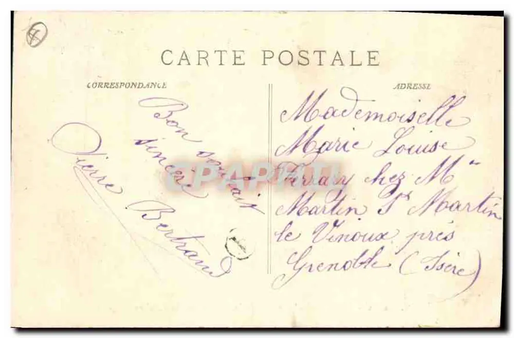 Laragne - Allgemeiner Blick, aus der Montagne de Chabre genommen — Verlag Glargue - Sisteron (178) - Rückseite