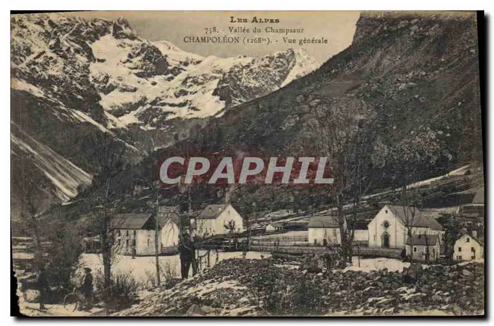 Champoléon — Tal der Champsaur — Allgemeiner Blick - Vorderseite