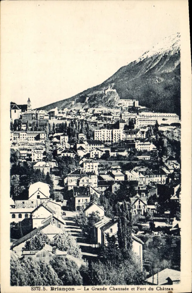 Briancón — La Grande Chaussée und Fort du Château — A. Houllier, La Tronche (Isère) - Vorderseite